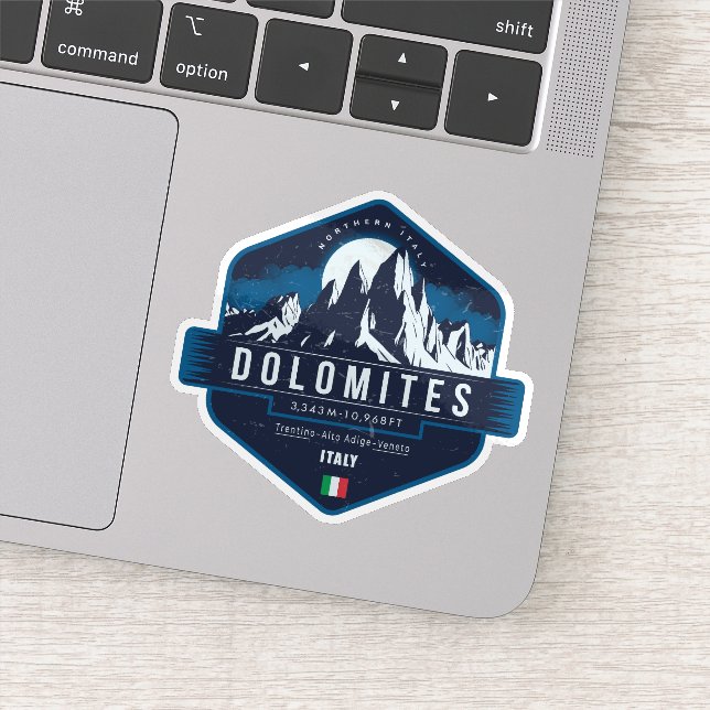 Pegatina Dolomites , Italy (Detalle)