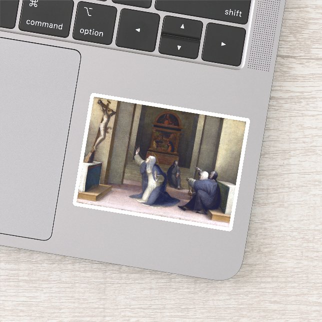 Pegatina Domenico Beccafumi Saint Catherine de Siena (Detalle)