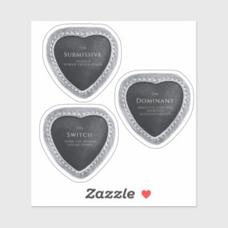 Pegatina Dominante/sumiso/interruptor