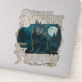 Pegatina Domingo Gótico Victoriano: Misteriosa noche