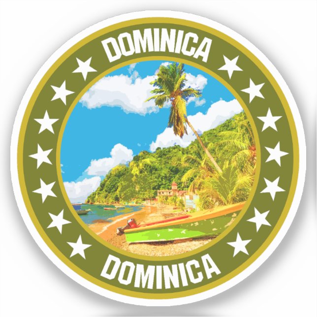 Pegatina Dominica (Anverso)