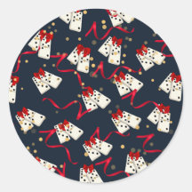 Pegatina Domino - Azul