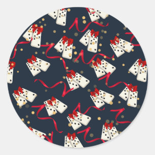 Pegatina Domino - Azul