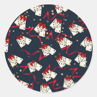 Pegatina Domino - Azul