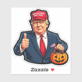 Pegatina Donald Trump: Haz que Halloween vuelva a ser grand