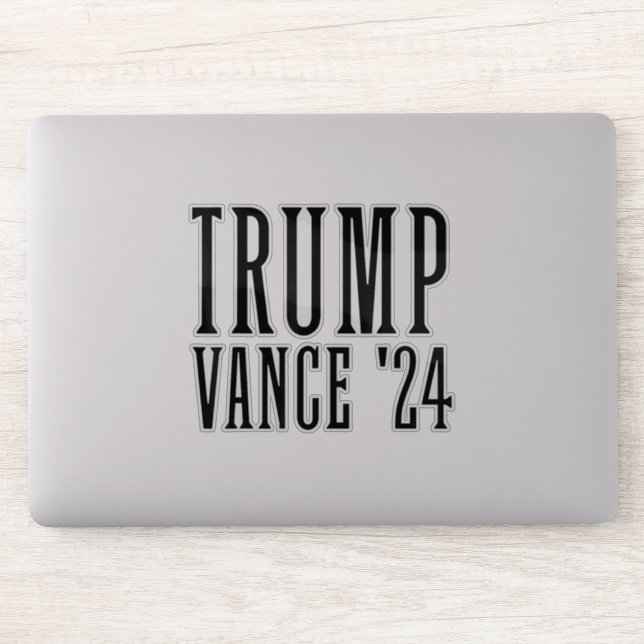 Pegatina Donald Trump J.D. Vance recuperó a Estados Unidos (Ordenador)