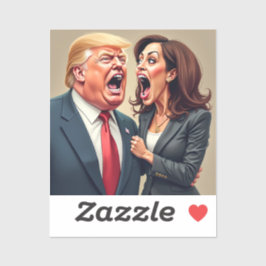 Pegatina Donald Trump Kamala harris