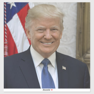 Pegatina Donald Trump Presidente de los Estados Unidos Casa