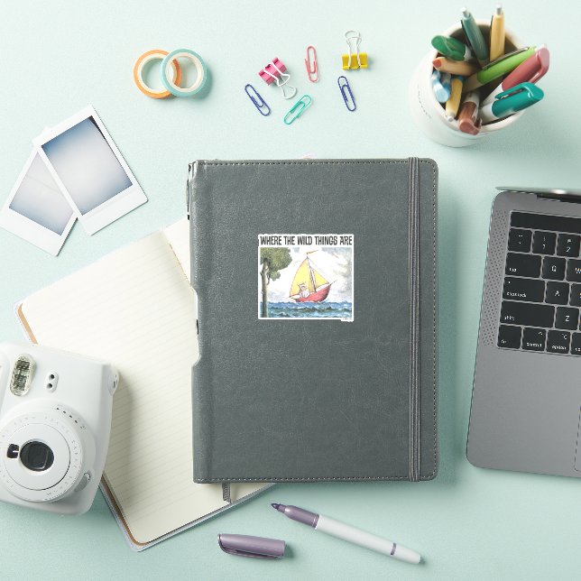 Pegatina Donde los wild things are | Escena 5 (Funda para iPad)