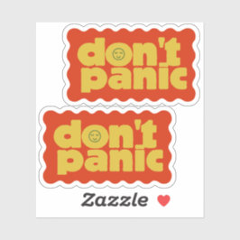 Pegatina Don't Panic Sticker Pack