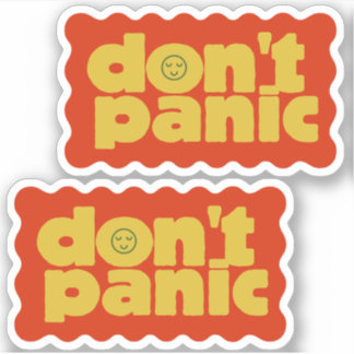Pegatina Don't Panic Sticker Pack
