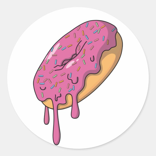 Pegatina Donut Drin (Anverso)