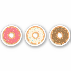 Pegatina Donuts
