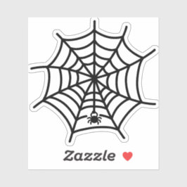 Pegatina Doodle de araña