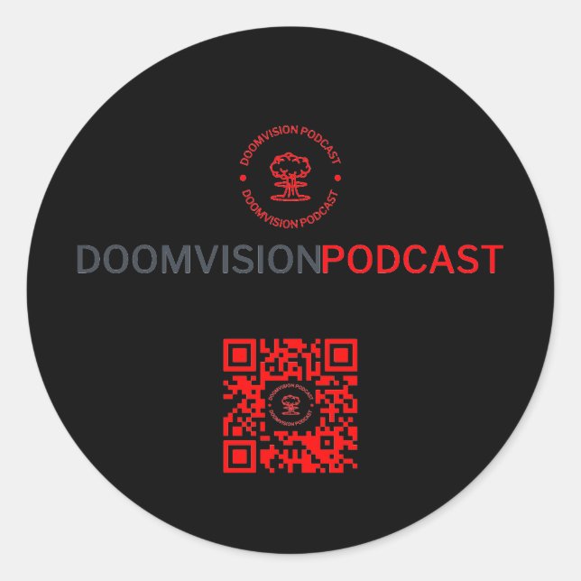Pegatina DoomVision (Anverso)