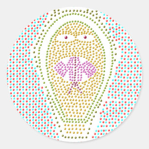 Pegatina Dotty Egyptian Cobra