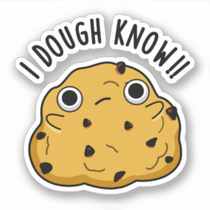 Pegatina Dough Know Funny Baking Pun