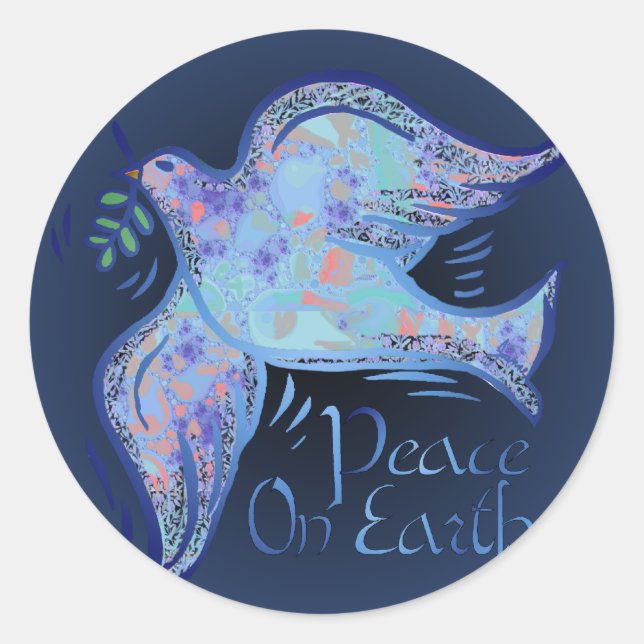 Pegatina Dove of Peace (Anverso)