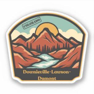 Pegatina Downieville-Lawson-Dumont, Colorado
