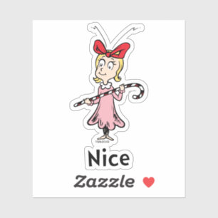 Pegatina Dr. Seuss   Cindy-Lou que es agradable