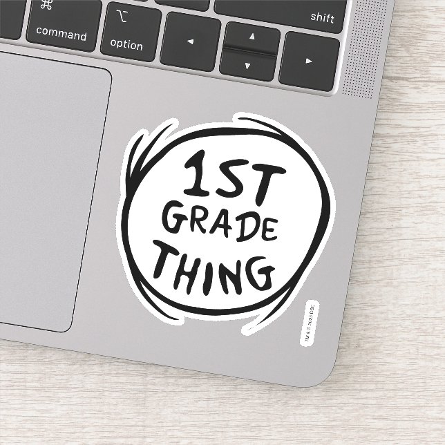 Pegatina Dr. Seuss | Cosa De Dos - Primer Grado (Detalle)