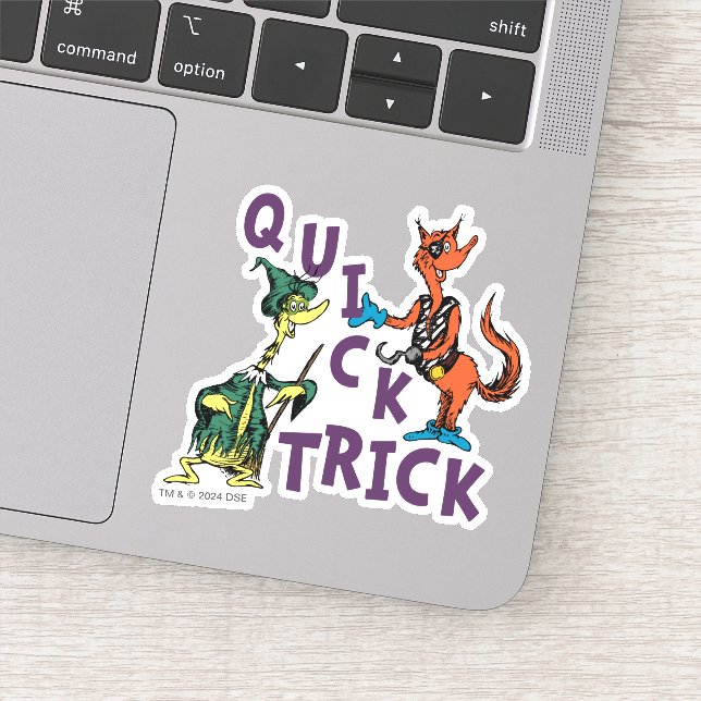 Pegatina Dr. Seuss | Gráfico de Halloween de Truco Rápido (Detalle)