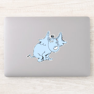 Pegatina Dr. Seuss   Horton de lado