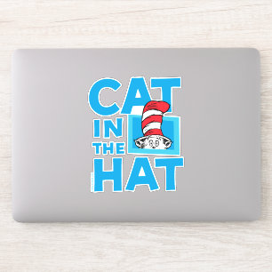 Pegatina Dr. Seuss   Logotipo del gato en el sombrero