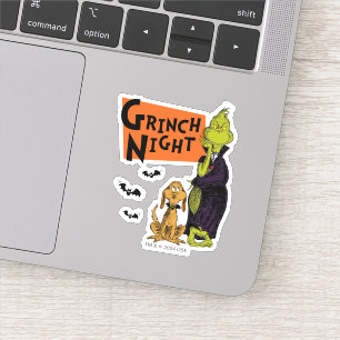 Pegatina Dr. Seuss Noche del Grinch de Halloween Gráfico