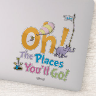 Pegatina Dr. Seuss | Oh, The Places You'll Go!