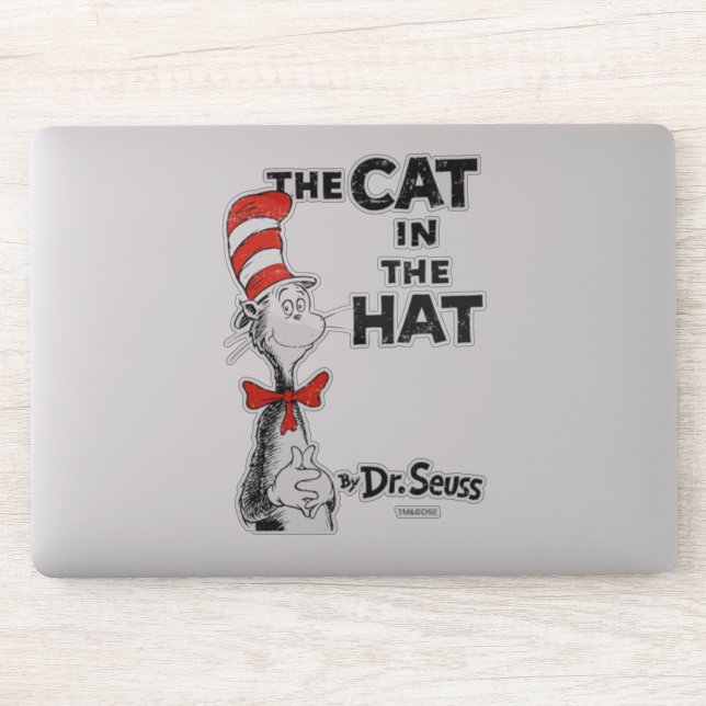 Pegatina Dr. Seuss | The Cat in the Hat Book (Ordenador)