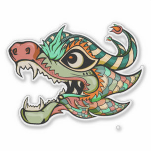 Pegatina dragón