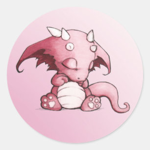 Pegatina Dragón Bebé Durmiente