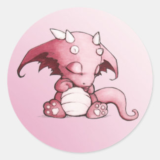Pegatina Dragón Bebé Durmiente