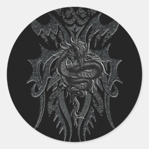 Pegatina Dragón Celta
