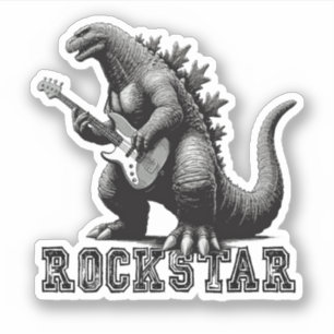 Pegatina Dragón de dinosaurios de Rockstar