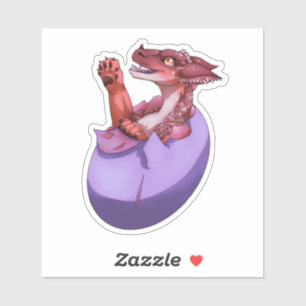 Pegatina Dragón neonatal