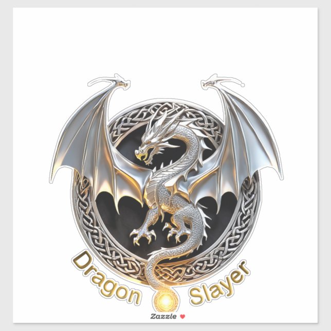 Pegatina Dragon Slayer (Hoja)