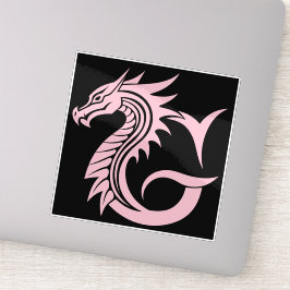 Pegatina Dragon Styled Letter G, Dragon Alphabet, Monogram