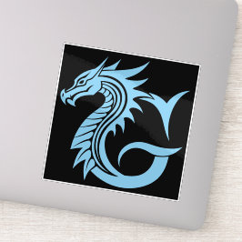 Pegatina Dragon Styled Letter G, Dragon Alphabet, Monogram