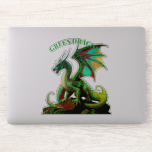 PEGATINA DRAGÓN VERDE