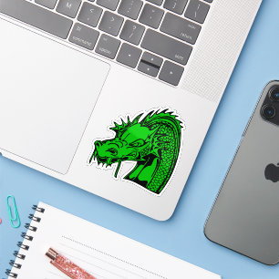 Pegatina Dragón verde