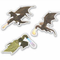 Dragones Wyvern que escupen fuego