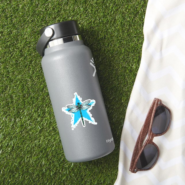 Pegatina Dragonfly Star Design Insect Love Lover Dragonflie (HydroFlask Insitu)