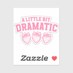 Pegatina dramática de Coquette para niñas