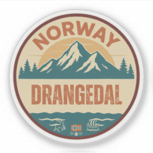 Pegatina Drangedal, Noruega Norge