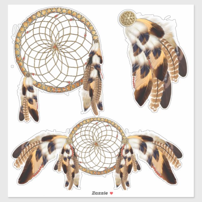 Pegatina Dream Catcher (Hoja)
