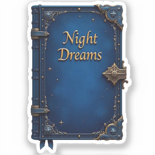 Pegatina Dream Journal for Night Adventures (Anverso)