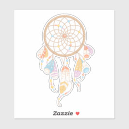 Pegatina Dreamcatcher del Boho Tribal