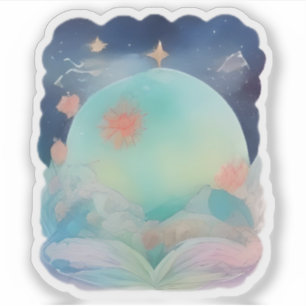 Pegatina Dreamscape Open Book Universe